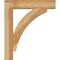 Ekena Millwork Thorton Block Rough Sawn Bracket, Western Red Cedar, 4"W x 24"D x 28"H BKT04X24X28THR05RWR - alternate 4